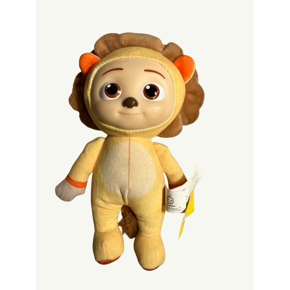 CoComelon JJ Lion Little Plush Doll 9” Brand New With Tags Plastic Face - Picture 8 of 11